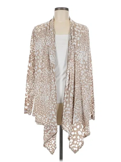 Pre-owned Allen Allen Kimono In Brown