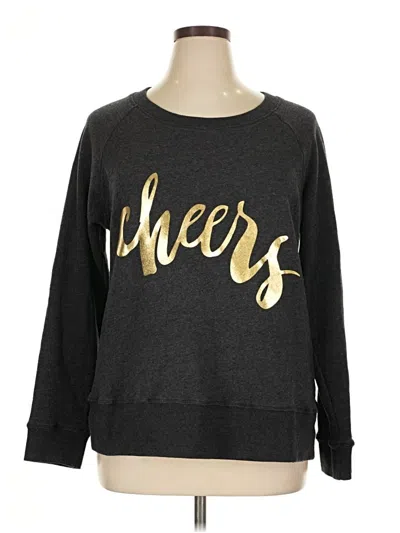 Pre-owned Allen Allen Pullover Sweater In Gray