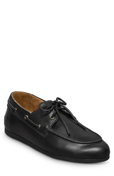 Allen Edmonds Aruba Boat Shoe In Black