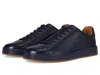 Allen Edmonds Chambers Croc Embossed Cap Toe Sneaker In Blue