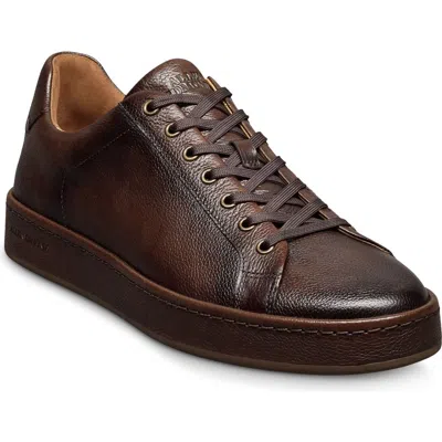 Allen Edmonds Barnes Leather Sneaker In Brown