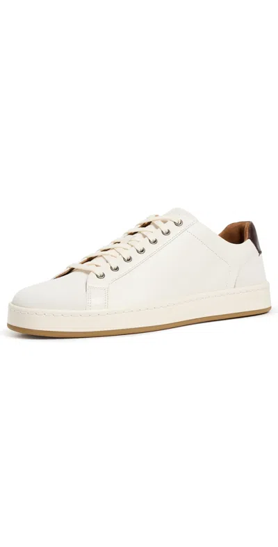 Allen Edmonds Barnes Leather Sneakers White