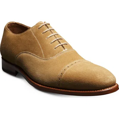 Allen Edmonds Brady Cap Toe Oxford In Tan
