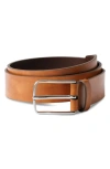 Allen Edmonds Broadway Avenue Leather Belt In Brown