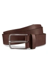 Allen Edmonds Broadway Avenue Leather Belt In Brown