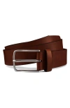 Allen Edmonds Broadway Avenue Leather Belt In Red