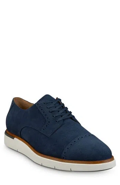 Allen Edmonds Caleb Hybrid Cap Toe Derby In Navy