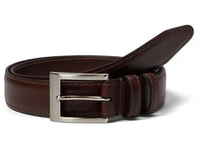 Allen Edmonds Classic Men's Belts Mahogany Leather: 56 In Burgundy