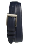 Allen Edmonds Classic Wide Belt In Blue