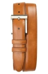 Allen Edmonds Classic Wide Belt In Brown/brown