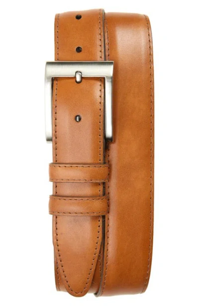 Allen Edmonds Classic Wide Belt In Brown/brown
