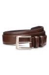 Allen Edmonds Classic Wide Belt In Mahogany
