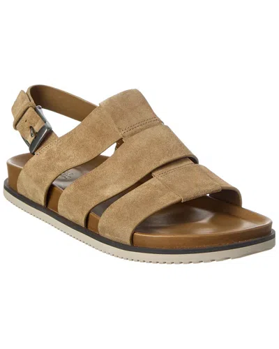 Allen Edmonds Damien Suede Sandal In Animal Print