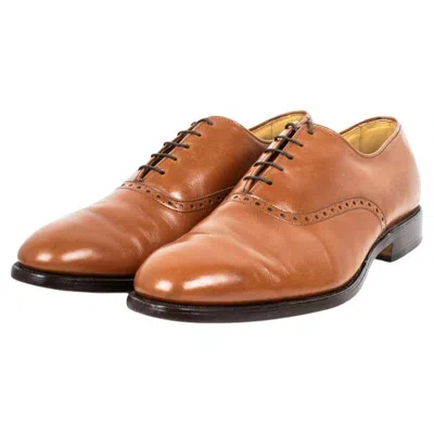 Pre-owned Allen Edmonds Derbies Men Shoes Size Us9, Uk8, Eur43 In Orange