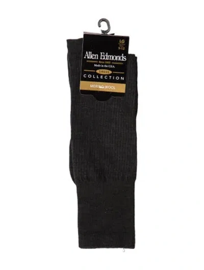 Pre-owned Allen Edmonds Dress Socks In Black