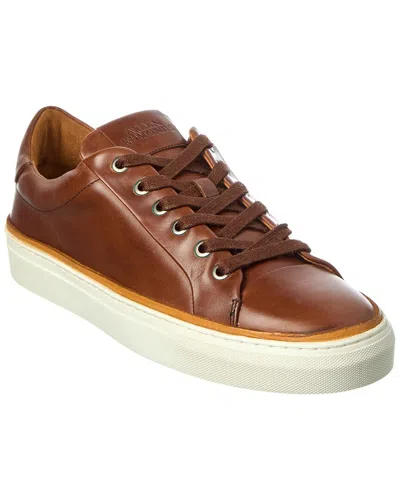 Allen Edmonds Flynn Leather Sneaker In Animal Print