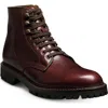 Allen Edmonds Higgins Mill Lug Zip Boot In Burgundy