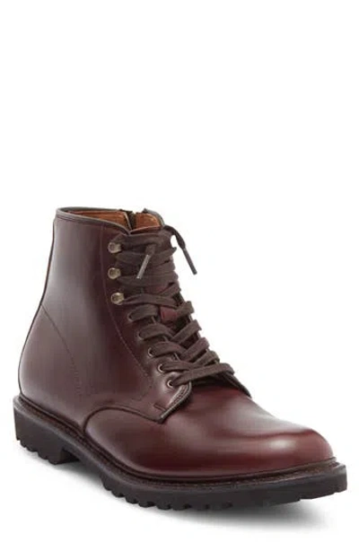 Allen Edmonds Hugo Lug Sole Boot In Burgundy