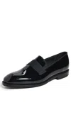 ALLEN EDMONDS JAMES PATENT LEATHER SLIP ONS BLACK 001
