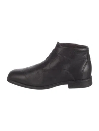 Pre-owned Allen Edmonds Leather Boots In Black