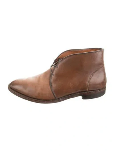 Pre-owned Allen Edmonds Leather Boots In Brown