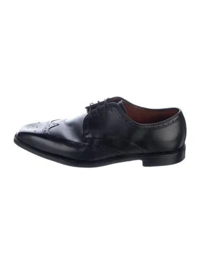 Pre-owned Allen Edmonds Leather Brogues In Blue