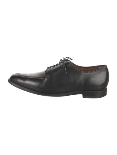 Pre-owned Allen Edmonds Leather Dress Loafers In Black