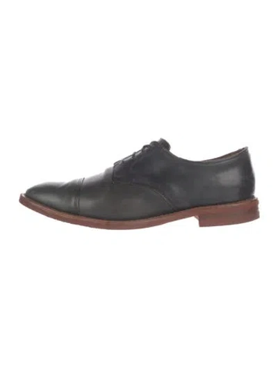 Pre-owned Allen Edmonds Leather Dress Loafers In Black
