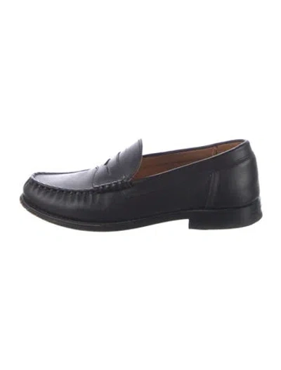 Pre-owned Allen Edmonds Leather Loafers In Black