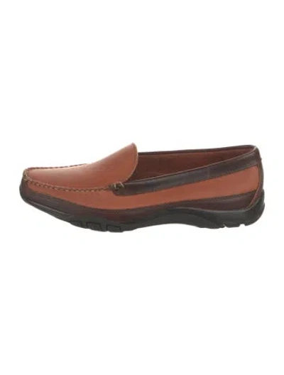 Pre-owned Allen Edmonds Leather Loafers In Neutral