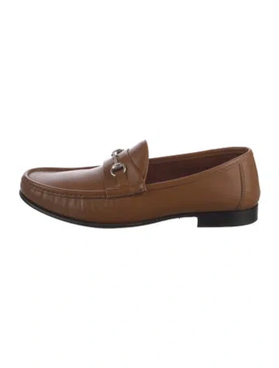 Pre-owned Allen Edmonds Leather Loafers In Neutrals
