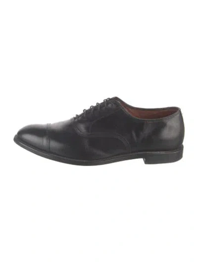 Pre-owned Allen Edmonds Leather Oxfords In Black