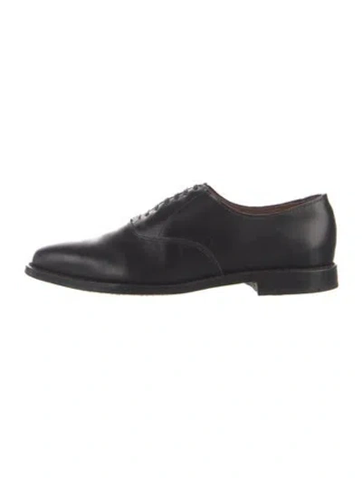 Pre-owned Allen Edmonds Leather Oxfords In Blue