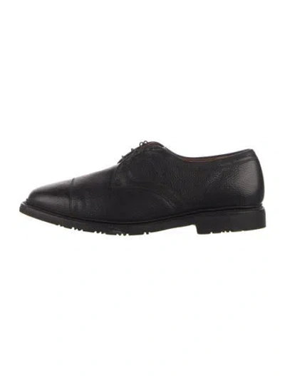 Pre-owned Allen Edmonds Leather Oxfords In Blue
