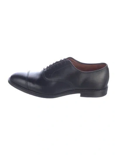 Pre-owned Allen Edmonds Leather Oxfords In Blue