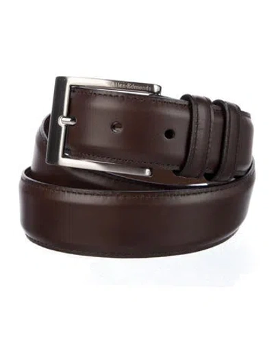 Pre-owned Allen Edmonds Leather Waist Belt In Brown