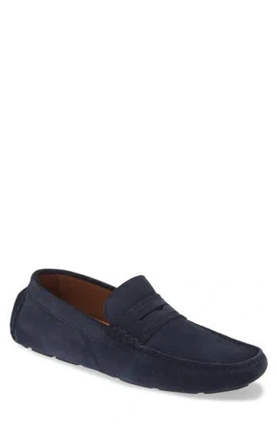 Allen Edmonds Lewis Penny Loafer In Navy