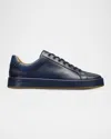 Allen Edmonds Men & Apos;s Barnes Leather Low-top Sneakers In Blue