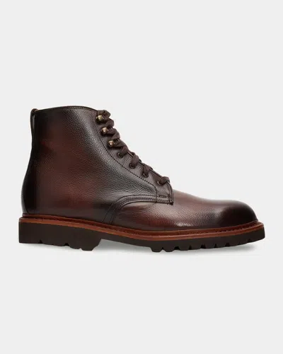 Allen Edmonds Men & Apos;s Charlton Leather Lace-up Boots In Dark Brown