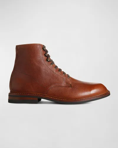 Allen Edmonds Men & Apos;s Higgins Leather Lace-up Boots In Brown