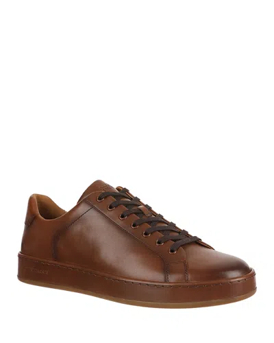 Allen Edmonds Men's Barnes Low Top Leather Sneakers In Brown