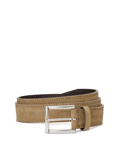 Allen Edmonds Men's Bourbon Street Leather Belt In Tan