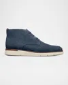 Allen Edmonds Men's Carson Suede Chukka Sneakers In Navy