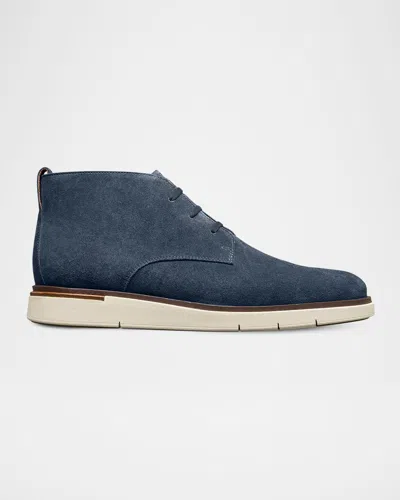 Allen Edmonds Men's Carson Suede Chukka Sneakers In Navy