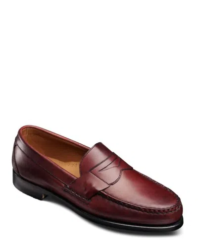 Allen Edmonds Men's Cavanaugh Penny Loafer In Oxblood In Red