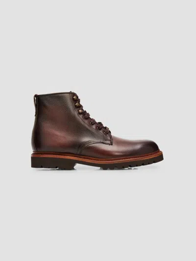 Allen Edmonds Men's Charlton Leather Combat Boots In Dark Brown
