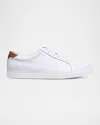 Allen Edmonds Men's Courtside Leather Low-top Sneakers In White