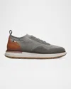Allen Edmonds Men Easton Knit Sneaker In Grey In Gray