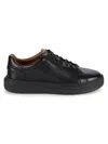 Allen Edmonds Men's Foster Low Top Leather Sneakers In Black