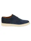 Allen Edmonds Men's Henderson Suede Low Top Sneakers In Navy